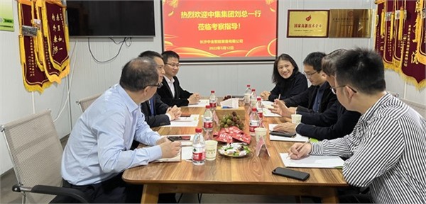中集集團(tuán)領(lǐng)導(dǎo)蒞臨考察中金裝備，尋求未來深化合作