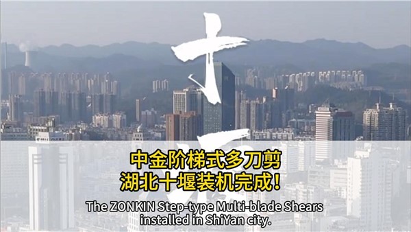 湖北十堰裝機(jī)中金階梯式多刀剪！